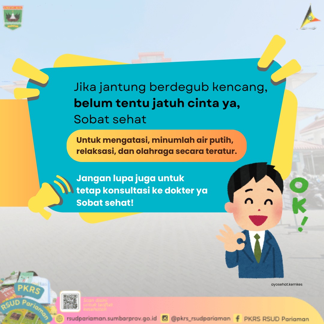 Jantung Berdebar Kencang, Belum Tentu Jatuh Cinta Ya.