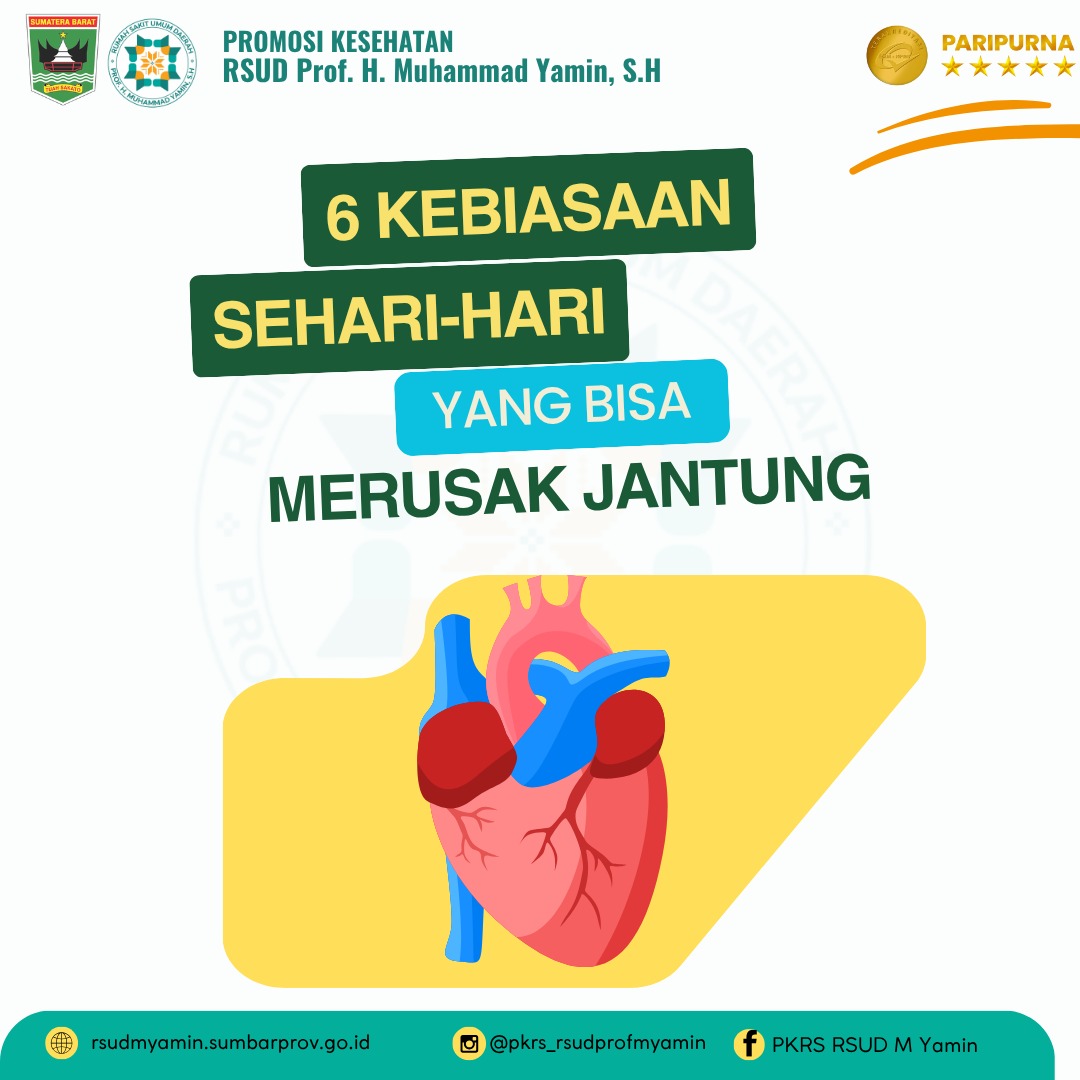 6 Kebiasaan sehari-hari yang bisa merusak jantung