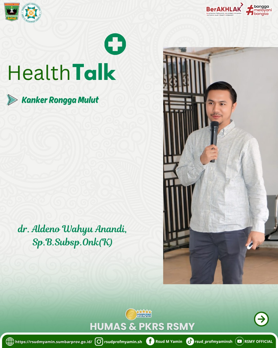 Penyuluhan kesehatan dengan tema materi :