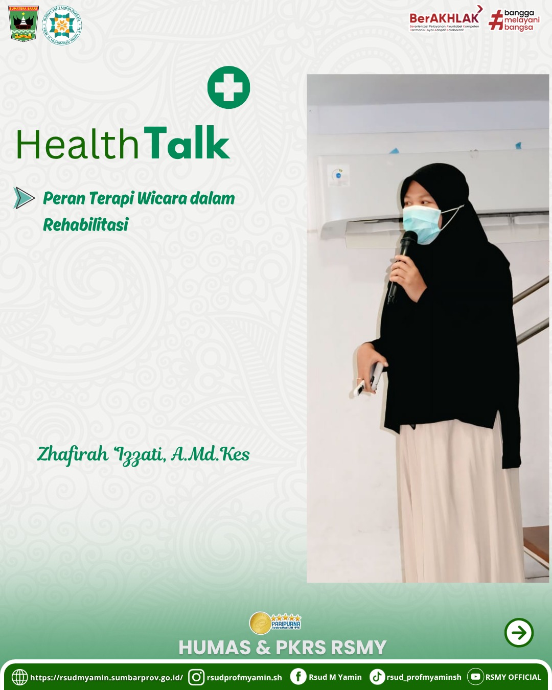 Penyuluhan kesehatan dengan tema materi :