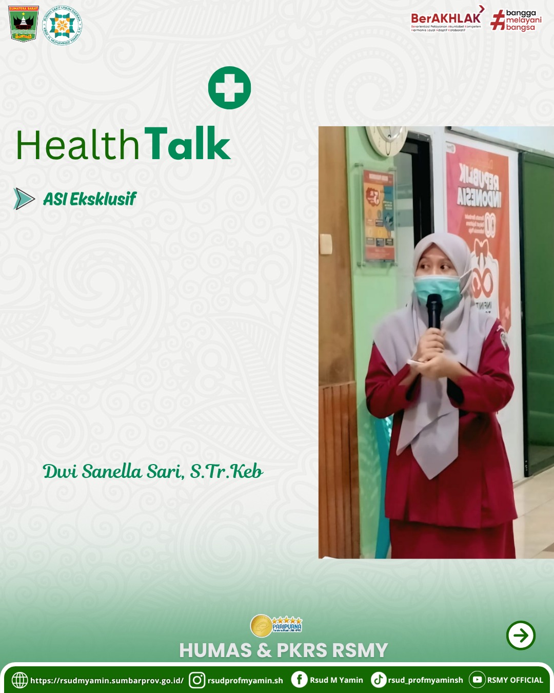 Penyuluhan kesehatan dengan tema : ASI Eksklusif ASI Eksklusif: Nutrisi Terbaik dari Ibu